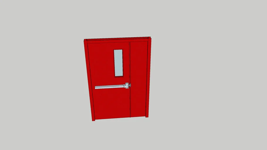 PINTU BESI / FIRE DOOR PANIC BAR