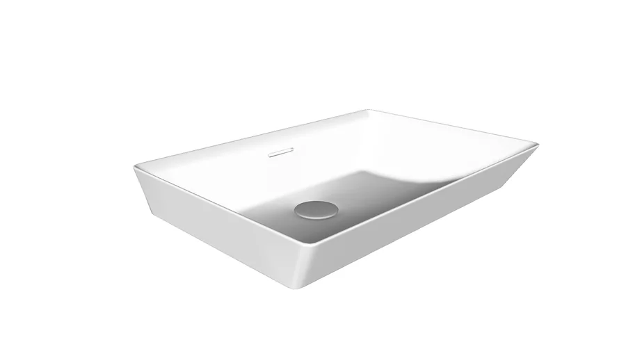 K-21060 BRAZN RECTANGLE VESSEL W/O FAUCET DECK