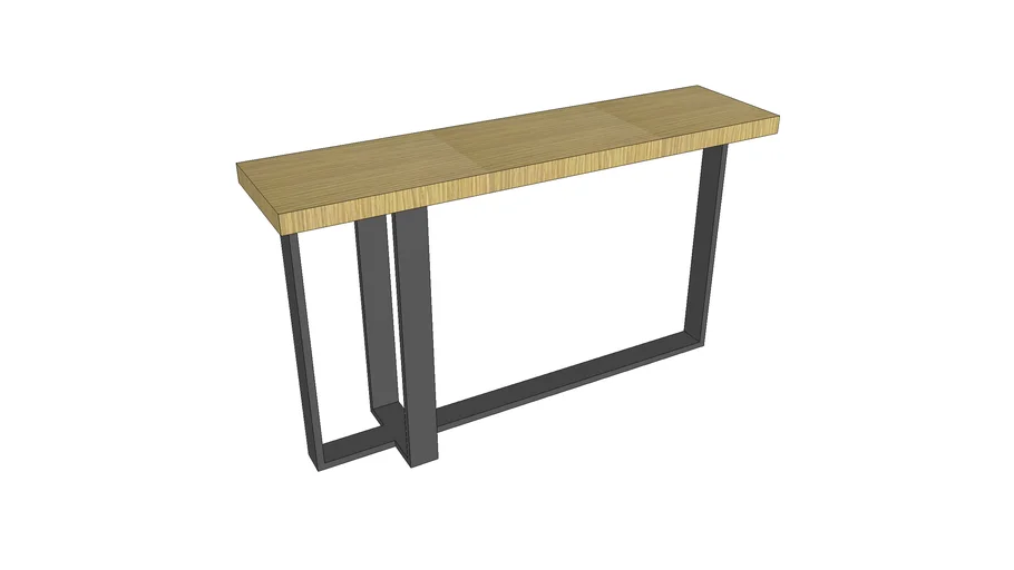 Console table for Virtual Staging