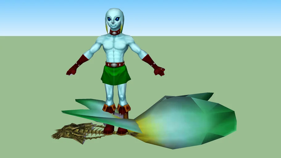 Zora Link (Majora's Mask 3D)