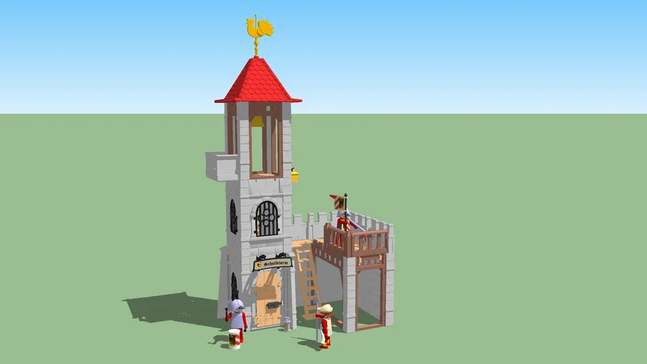 PLAYMOBIL 3445 - Bell tower - Schuldturm.