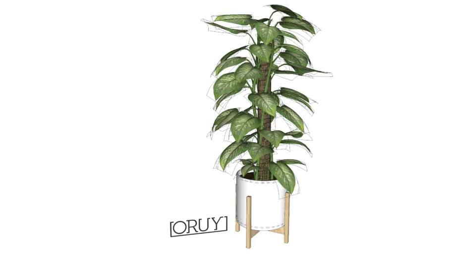 Cachepot Vago branco - Oruy vaso planta decor plant decoração vegetação