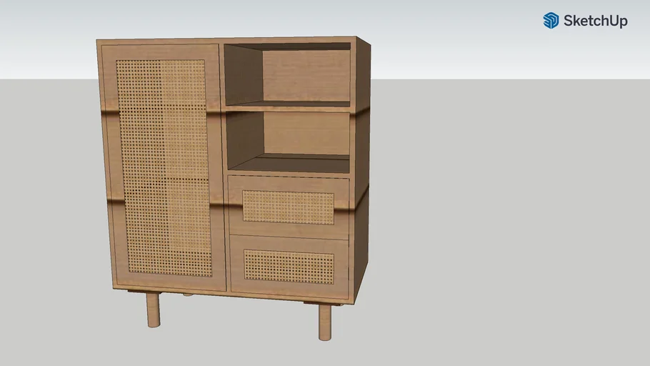 Rattan unit