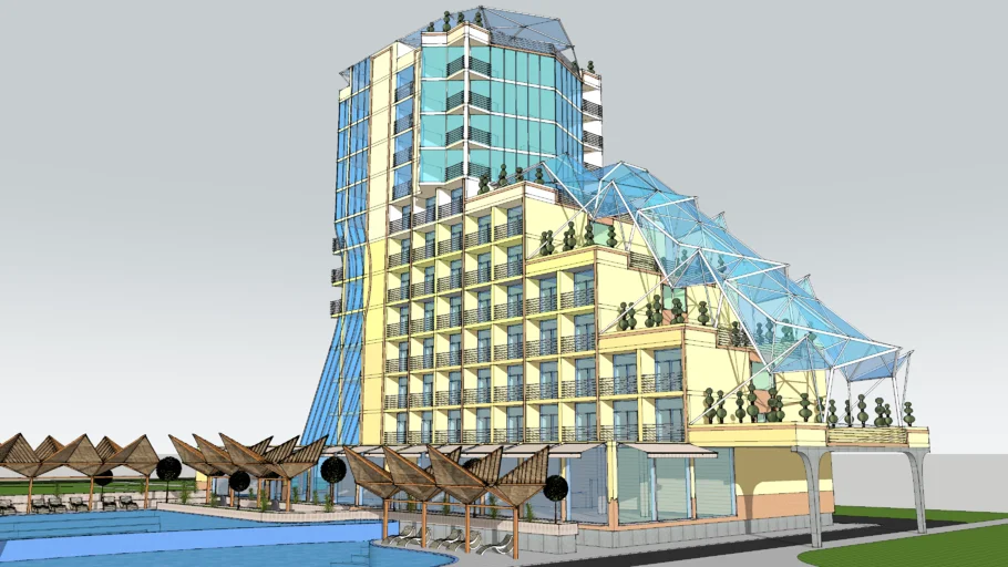 hotel with 100 rooms