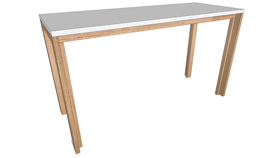 Mesa con tapa granito