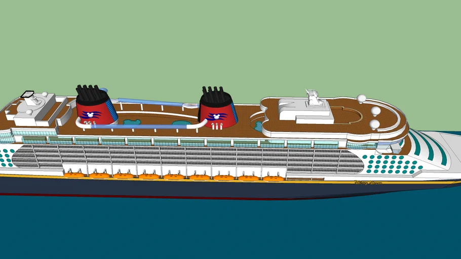 Disney Dream 2011 90 complete - Model - 3D Warehouse