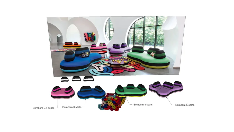 Bombom - Roche Bobois  - All sofas