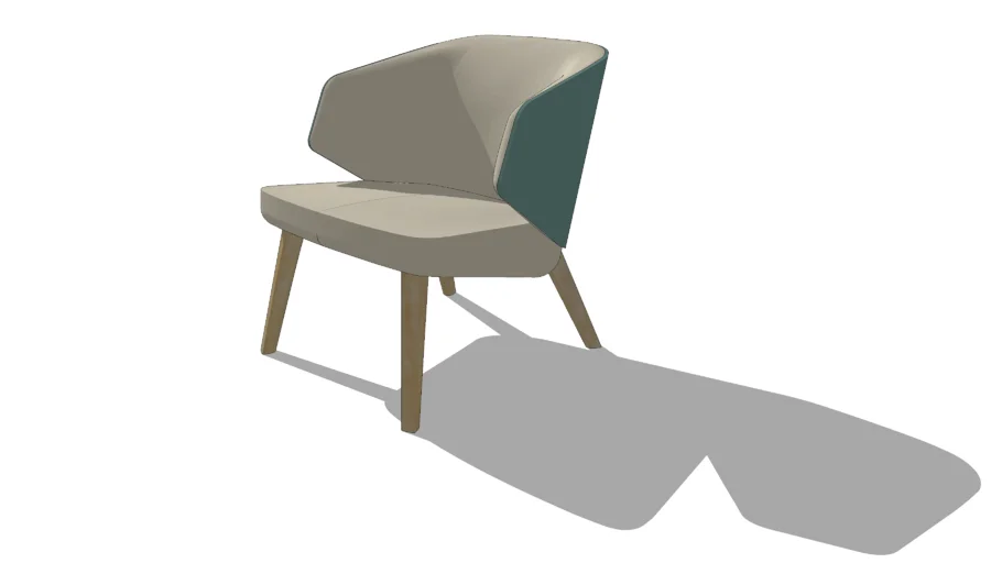 Montis Back Me Up Lounge fauteuil wooden legs