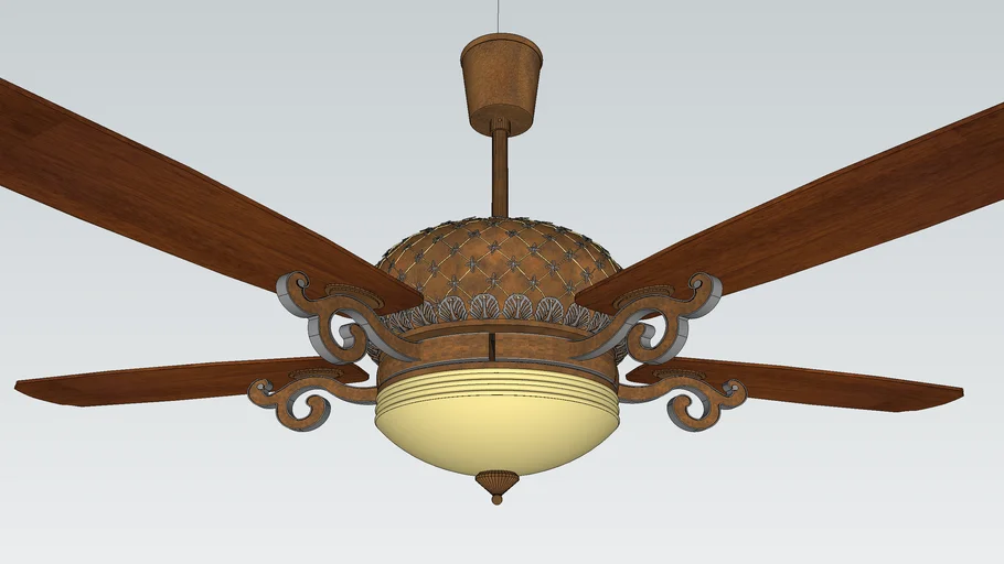 VATICAN- Designer Fan by Fanzart VRAY Ready Fan