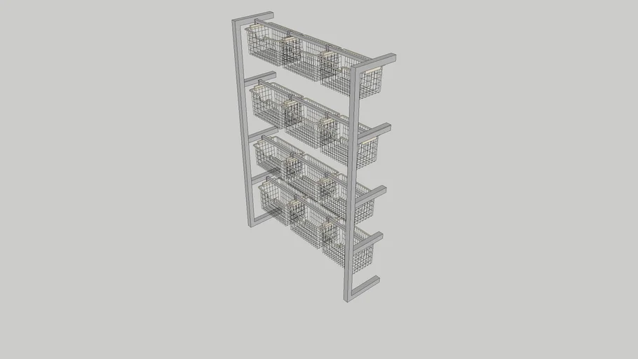 WIRE RACK SHELF | 3D Warehouse