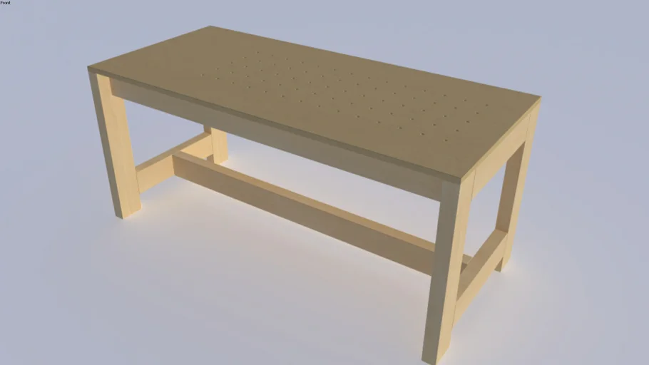 Mesa de trabajo para carpinteria  |  Work table for carpentry
