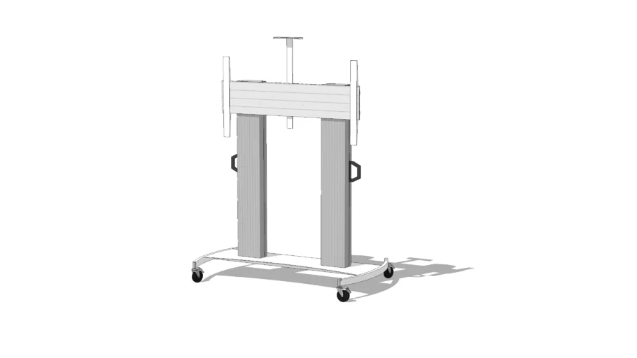 Mobile TV Cart