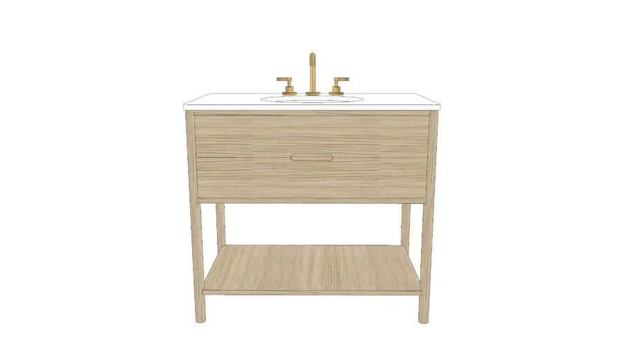 Manzanita 36" Single Sink Vanity Pottery Barn