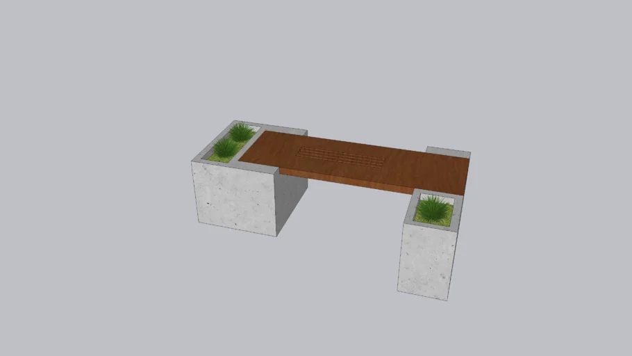 Asiento de concreto