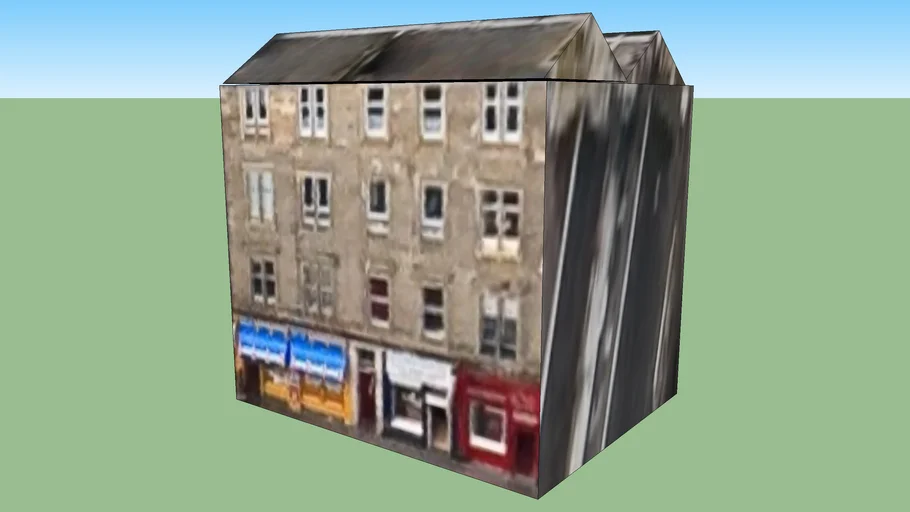 Building Albert Street, City of Edinburgh, UK