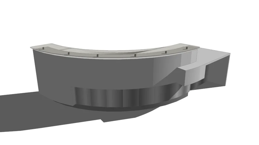 Reception Desk (Curve)