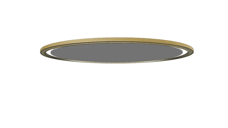 Plafonnier LED Ritus, Ø 39,3 cm laiton mat