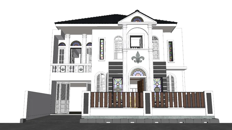 Modern Tropical - Colonial House