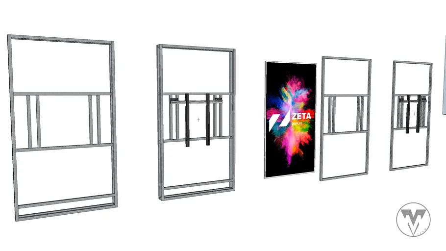 TV 98'' Wall mounting