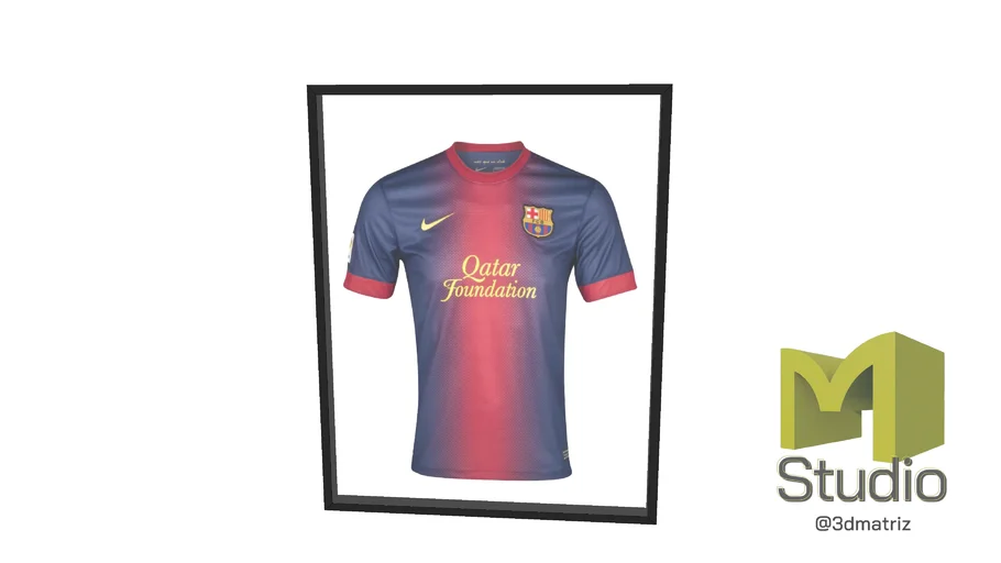Quadro camiseta Barcelona