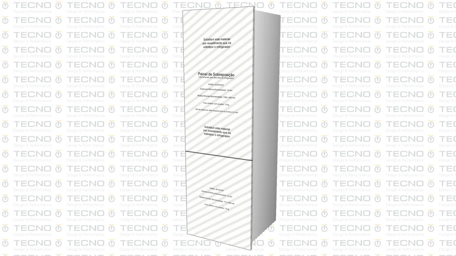 Refrigerador Para Revestir TR26BRAA - TECNO