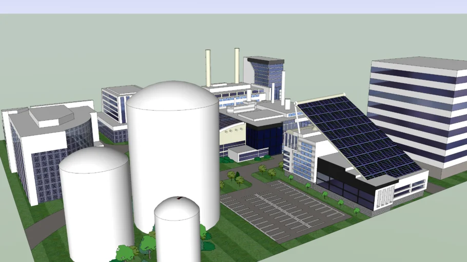 solar energy research plant.