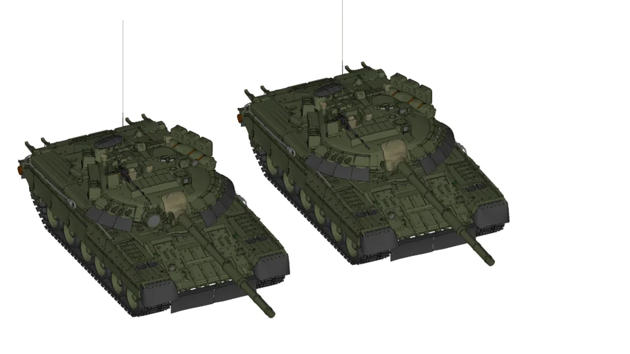 【War Thunder】T-80U 3D MODEL