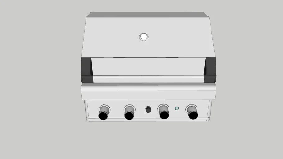 369404 369405 BBQG 4 Burner Turbo Built In Grill