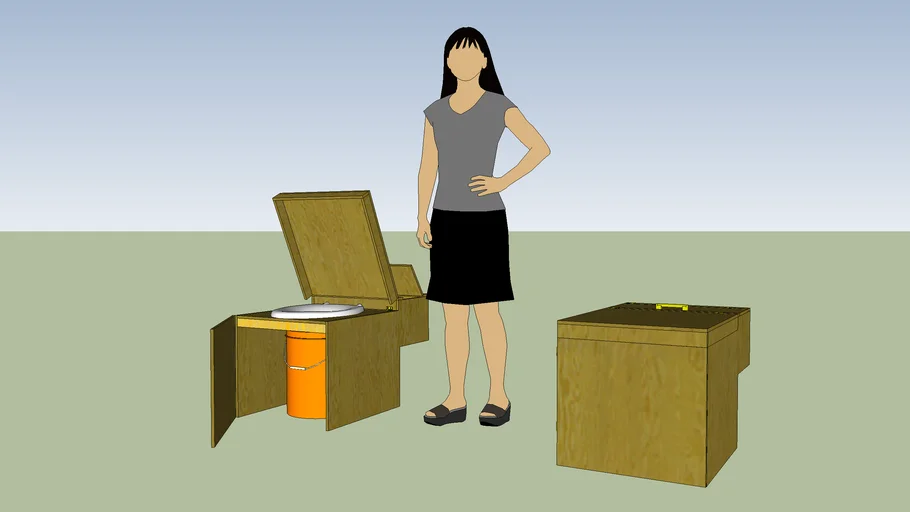 Composting toilet | 3D Warehouse