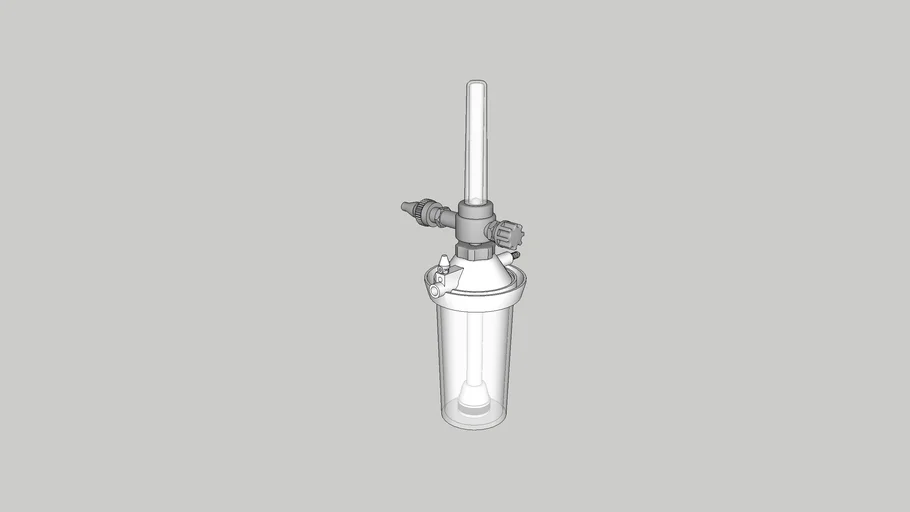 Gas Flowmeter with Humidifier