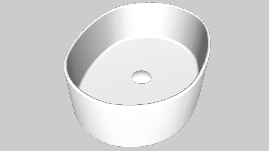 Cuba de apoio Oval