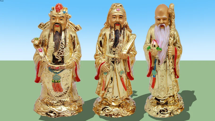 God Fu-Lu-Shou 福禄寿 (2D)