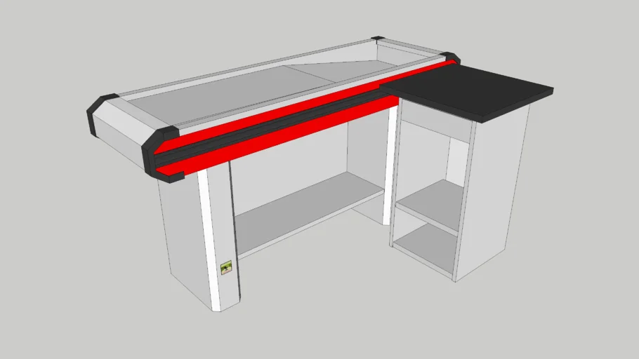 Mueble de caja Supermercado