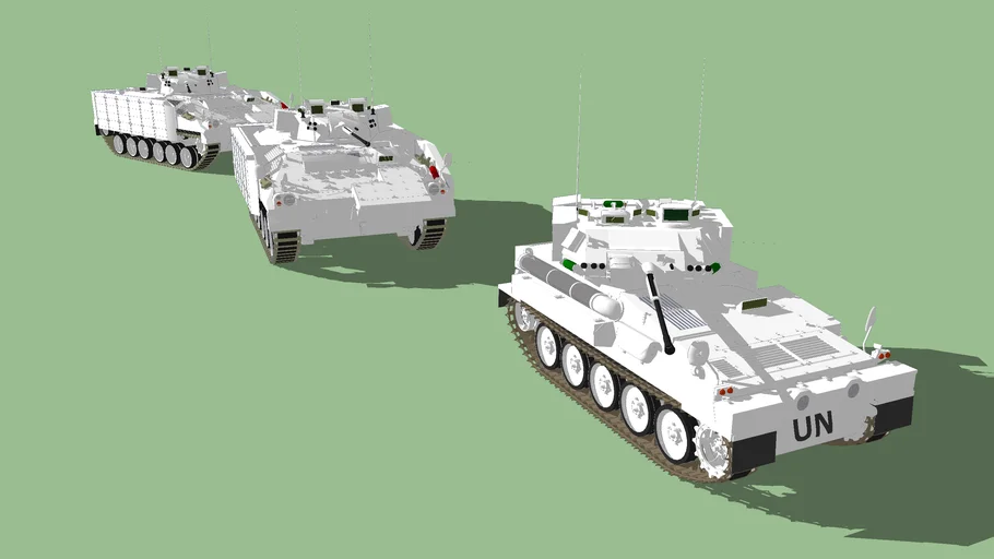 FV510 Warrior and FV 107 CVR Scimitar
