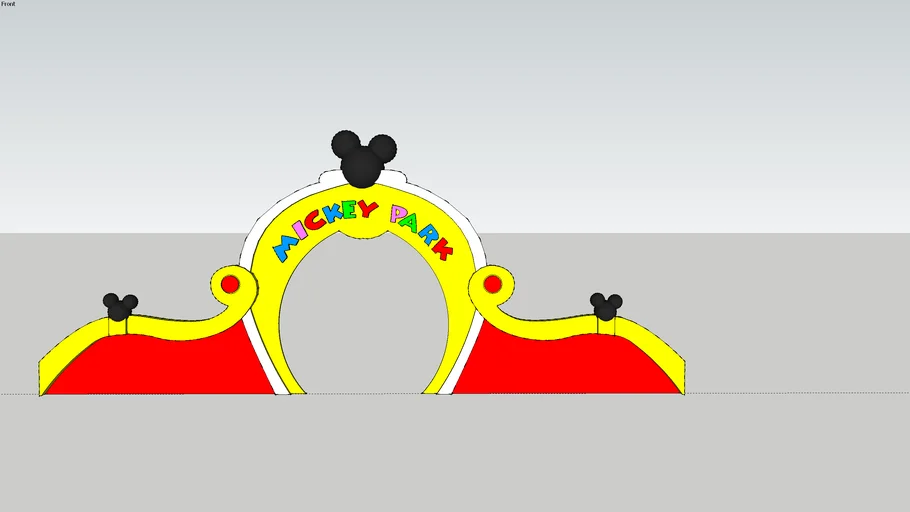 Mickey mouse Clubhouse Entrance