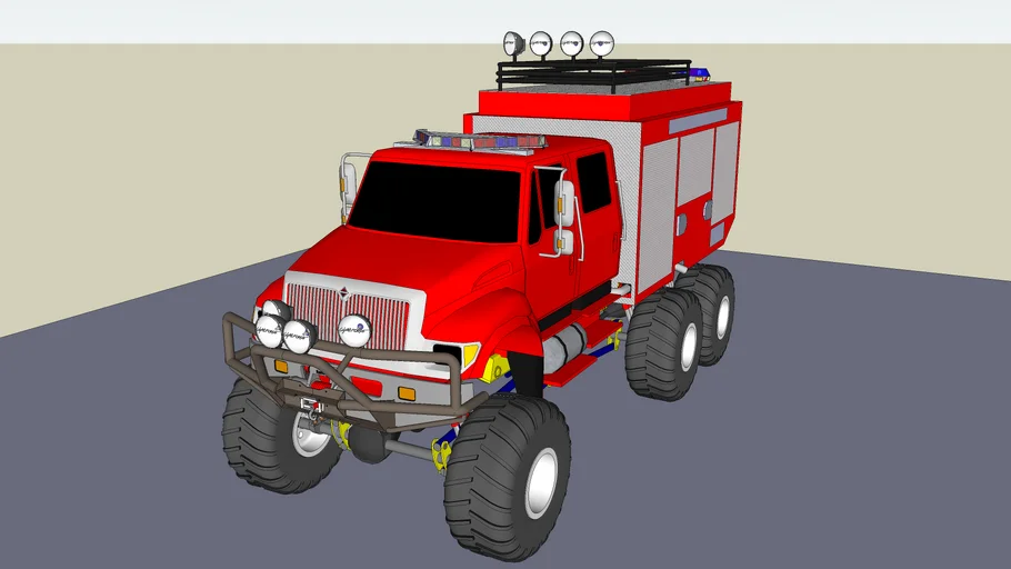 Fire Brush Truck