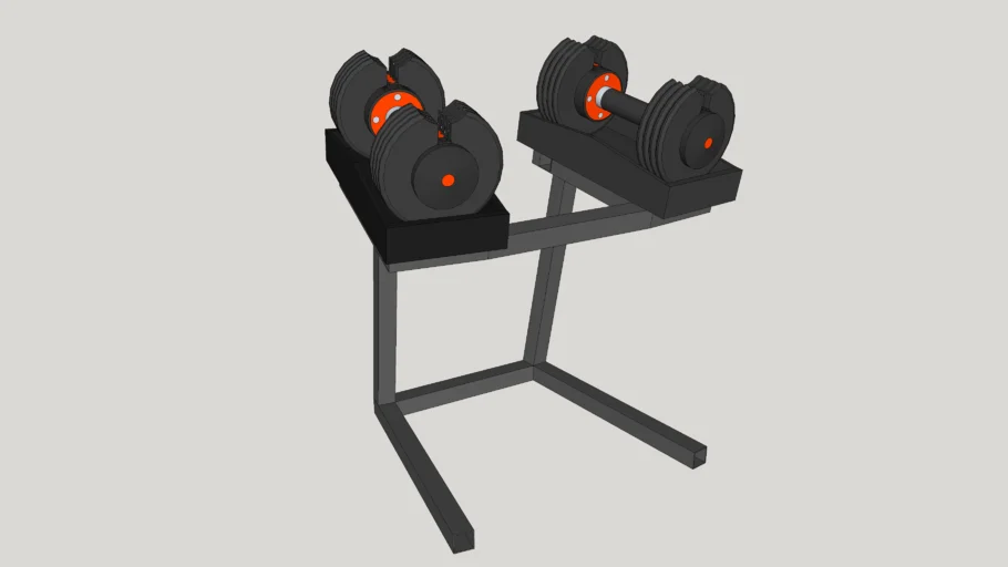 Soporte para mancuernas Bowflex 552i / Dumbell Bowflex 552i Stand