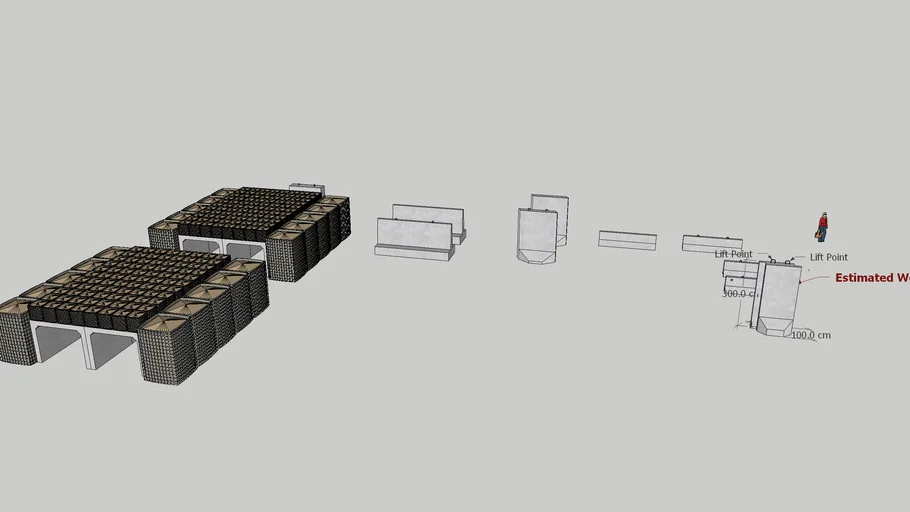 Jersey Barriers, Texas Barriers, Alaska Barriers, Bunker