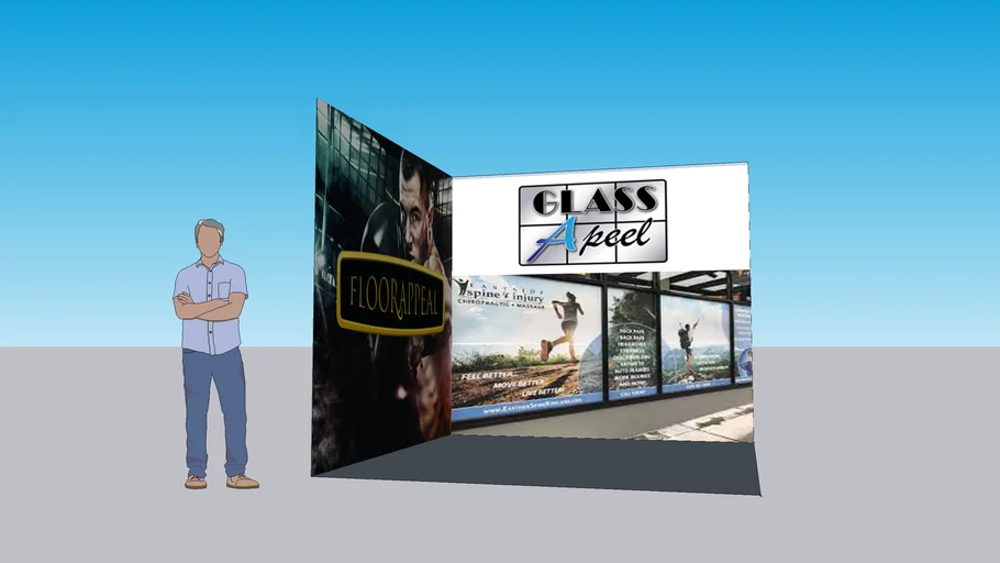 GlassApeel Trade Show Booth