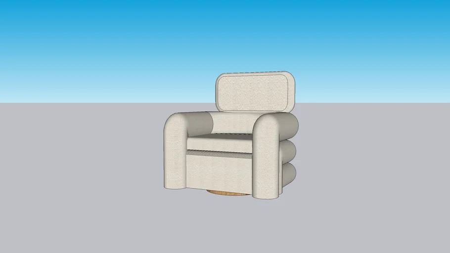 Snoozer Cream Boucle Nursery Swivel Glider Chair by Leanne Ford