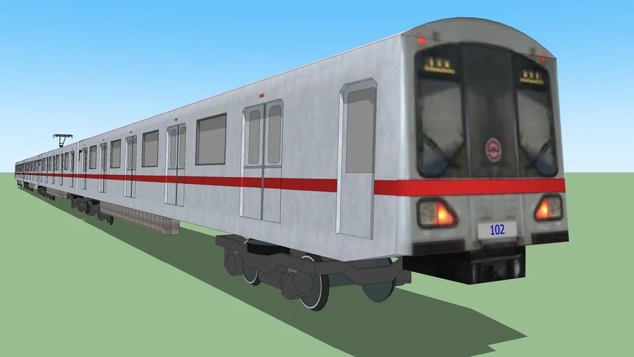 Shanghai Metro Line 1 DC-01 Train（SIEMENS Company）