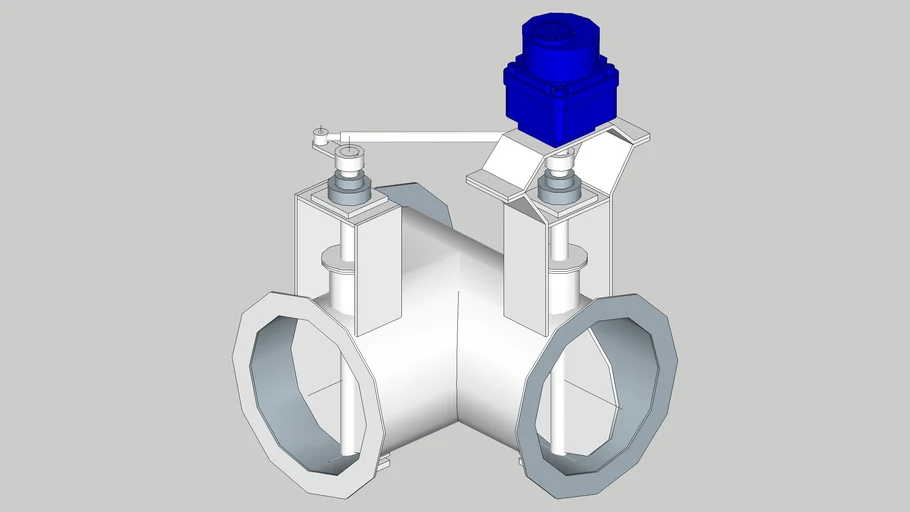 Exhaust gas divert damper