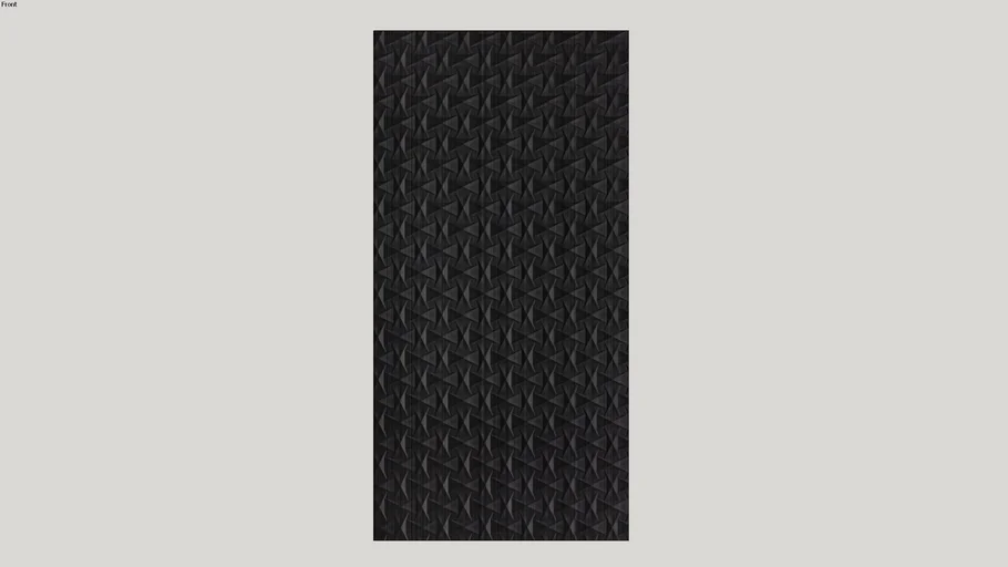 4' x 8' Wall Panel | MirroFlex Formula: Bowtie + Brushed Onyx