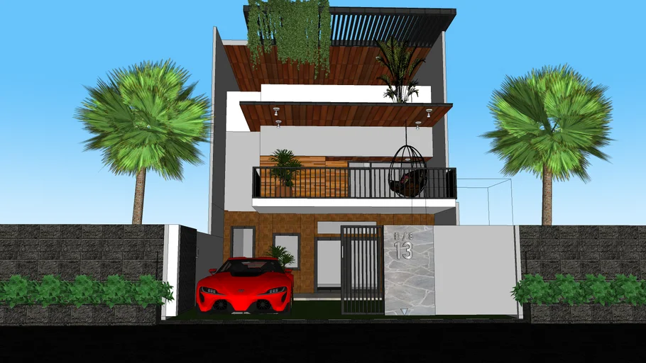 Simple minimalist house design