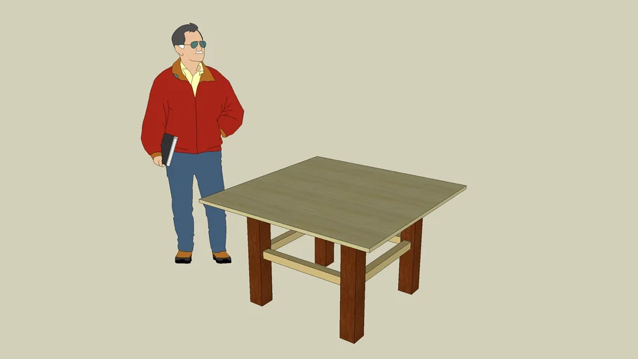 Elegant Farm Table-4x4