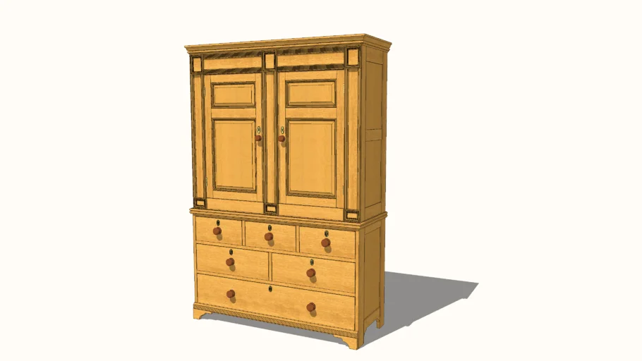Regency Housekeepers Cupboard
