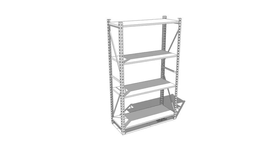 STEEL SHELF ชันเหล็ก 120x50x200(4) อย่าหมิ่นเงินน้อย