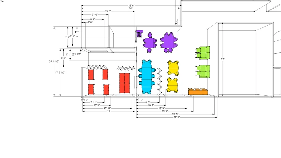 GCE Lab school Student Space creation | 3D Warehouse