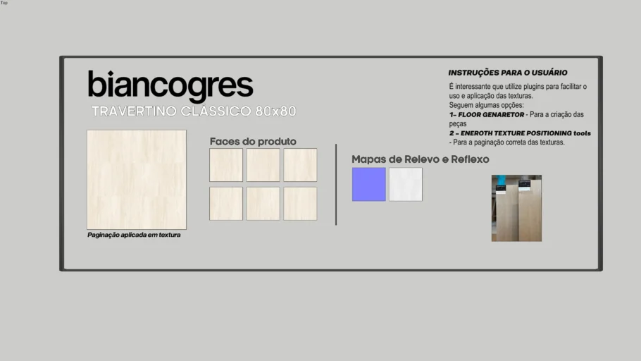 Travertino Clássico 80x80