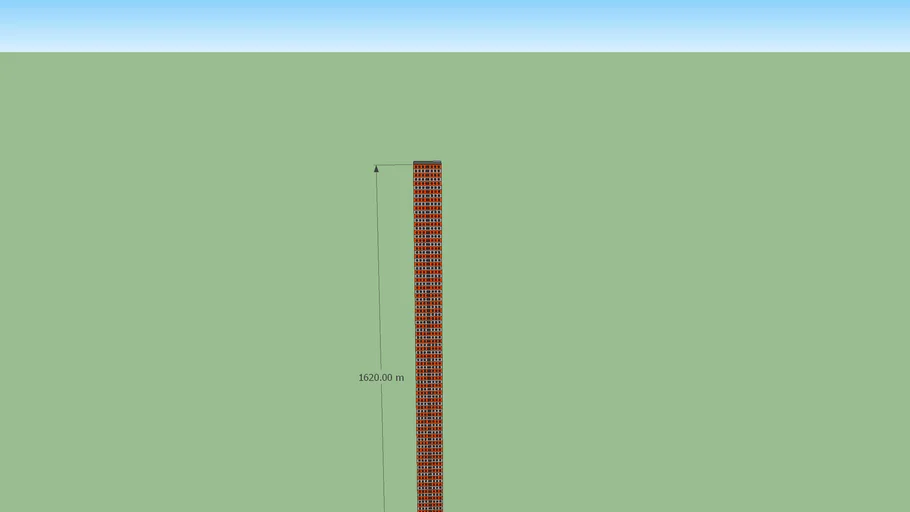 hochhaus 1,62km orange-grau ein wietheger modell